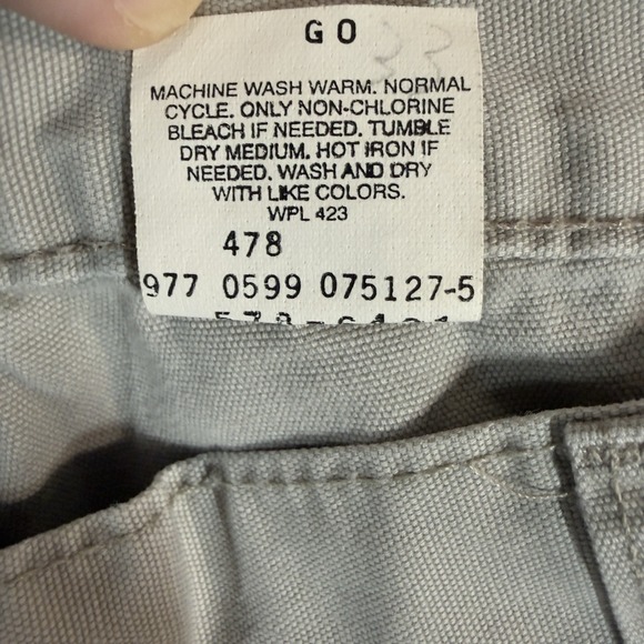 Vintage 90s Y2K Levis 578 Red Tab Cargo Pants Mens 36x34 Fits 34x33 BAGGY Loose - Picture 6 of 7